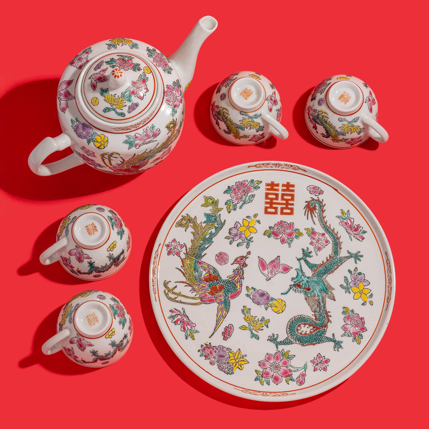 Dragon Phoenix Teaset – Wing on Wo & Co.