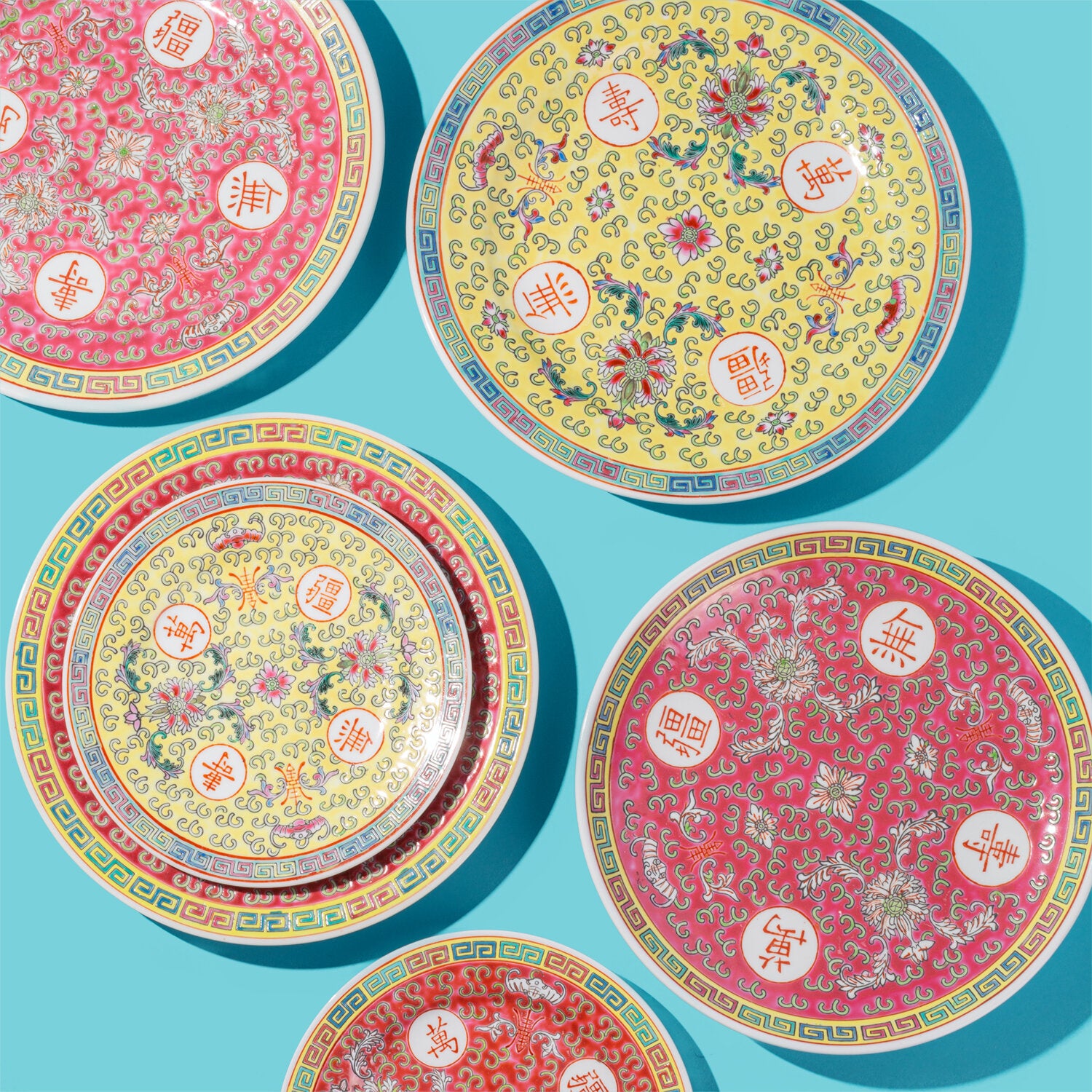 萬壽無疆 Dinner Plate – Wing on Wo