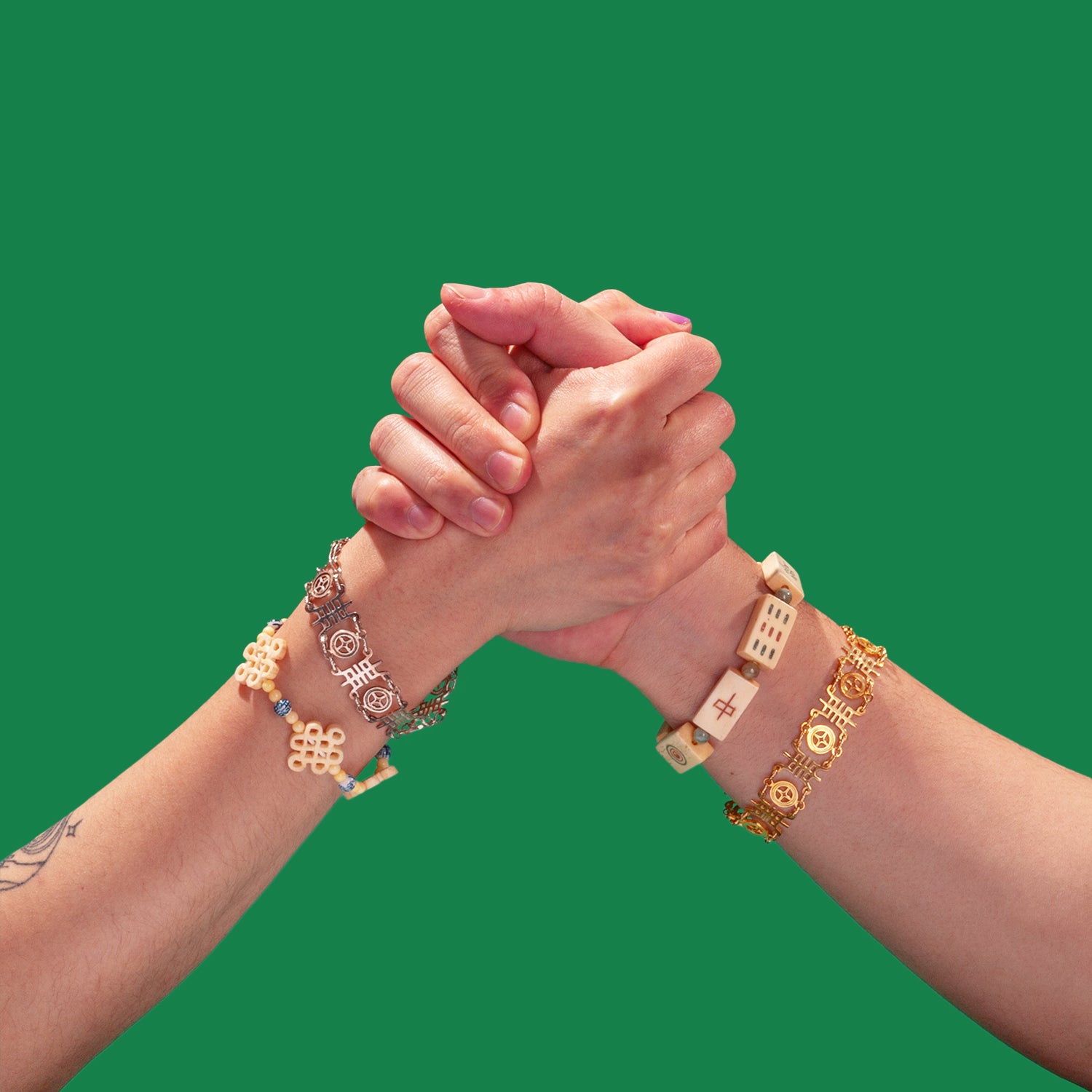 Buy Borchietta Metallic jelly Bracelets, Gold stud bracelets|Carmen Sol -  Carmensol.com